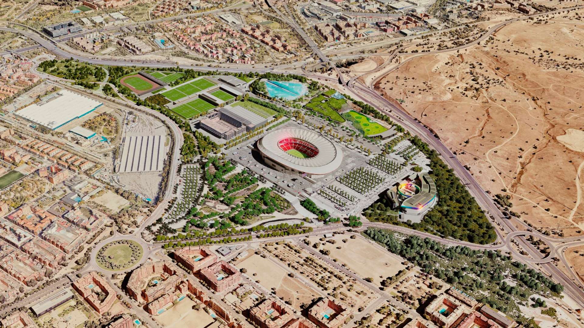 Madrid construirá un estadio de conciertos para 20.000 personas junto al Metropolitano